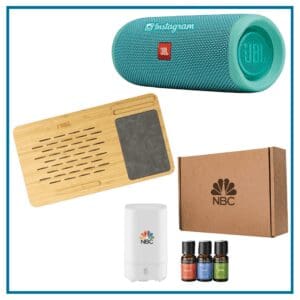 Bluetooth Speaker, Laptop Desk, and Aroma Diffuser