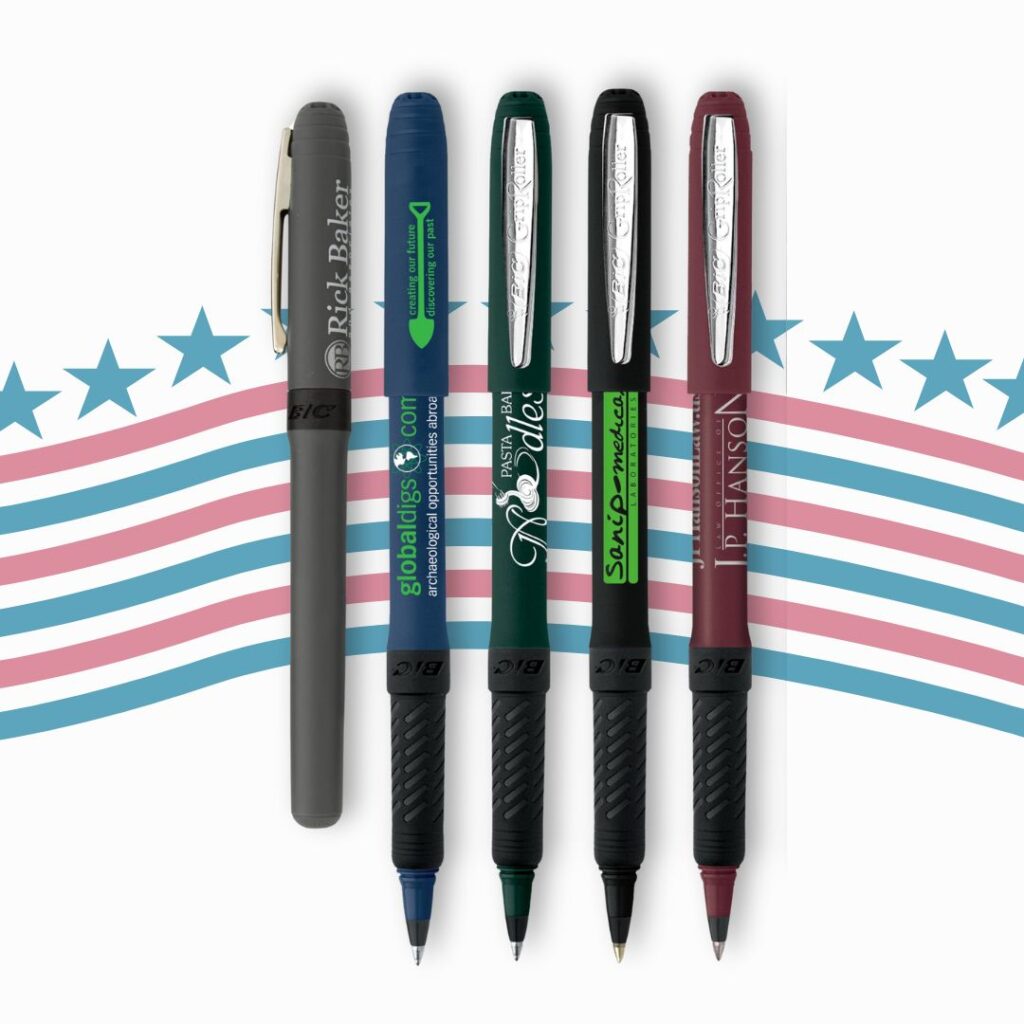 Custom BIC pens that are made in the USA