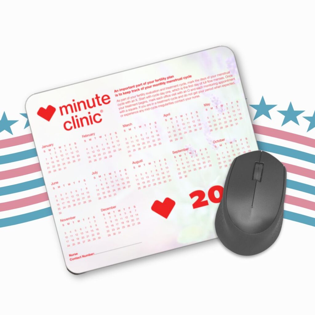 A custom mousepad that is made in the USA