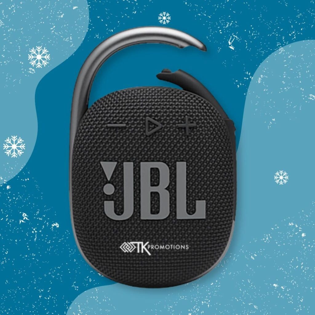 A custom JBL bluetooth speaker with clip