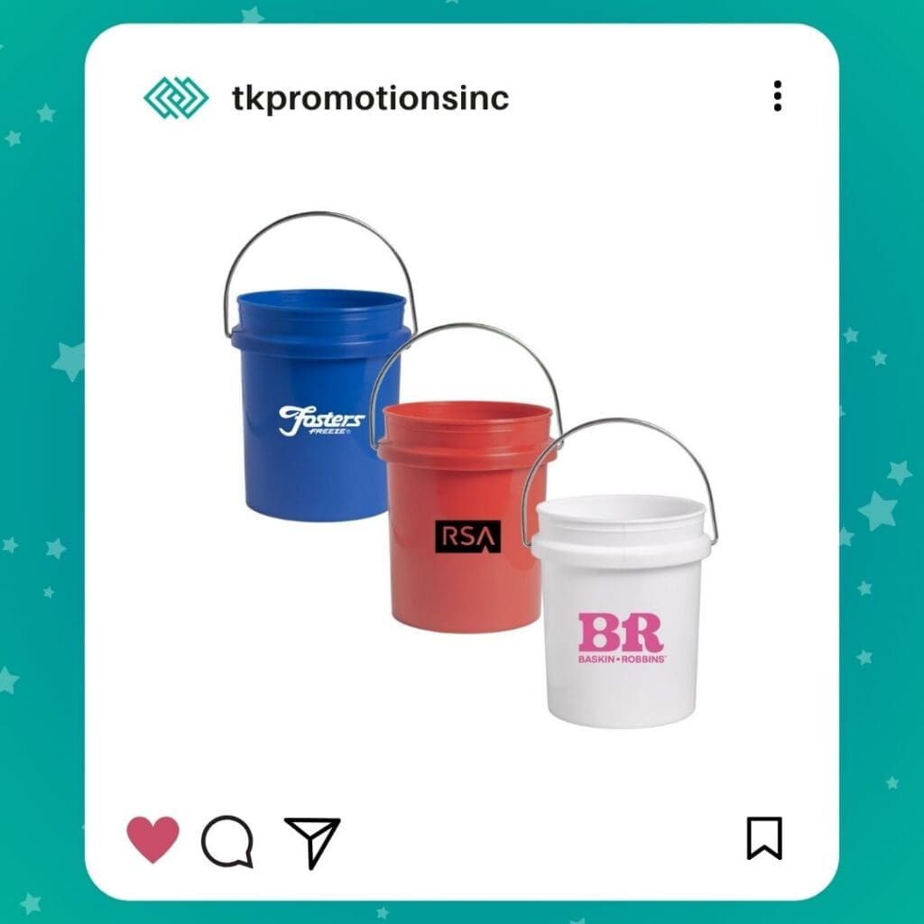 Mini utility buckets inspired by the collectible popularity of Lowe’s mini buckets.
