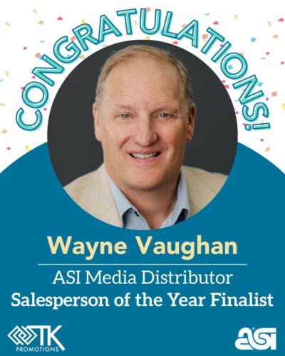 Congratulations to our very own Wayne Vaughan for being recognized as a finalist in ASI Media’s 2025 Distributor Salesperson of the Year Award! You can read more about Wayne’s journey by clicking the link in our bio.